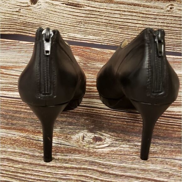 Nine West black  3.5" heeled shoes Pre-owned - Picture 3 of 8